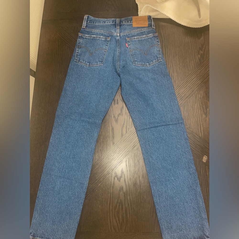 Levi's WEDGIE STRAIGHT 100% COTTON HIGH RISE - Picture 3 of 6